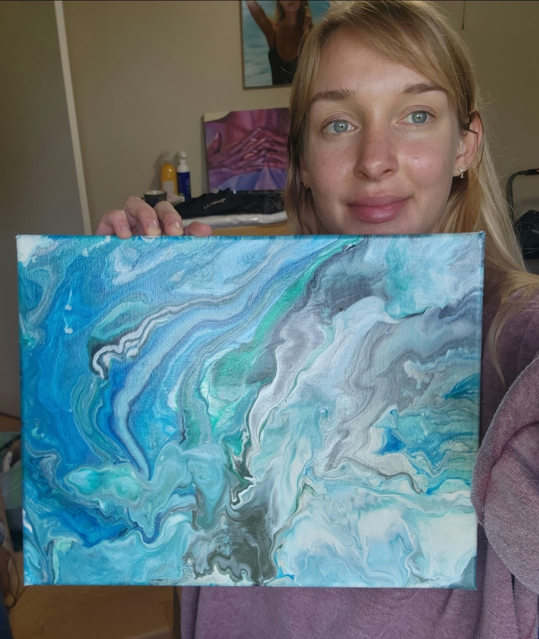"Ocean Waves #1" Original Painting
