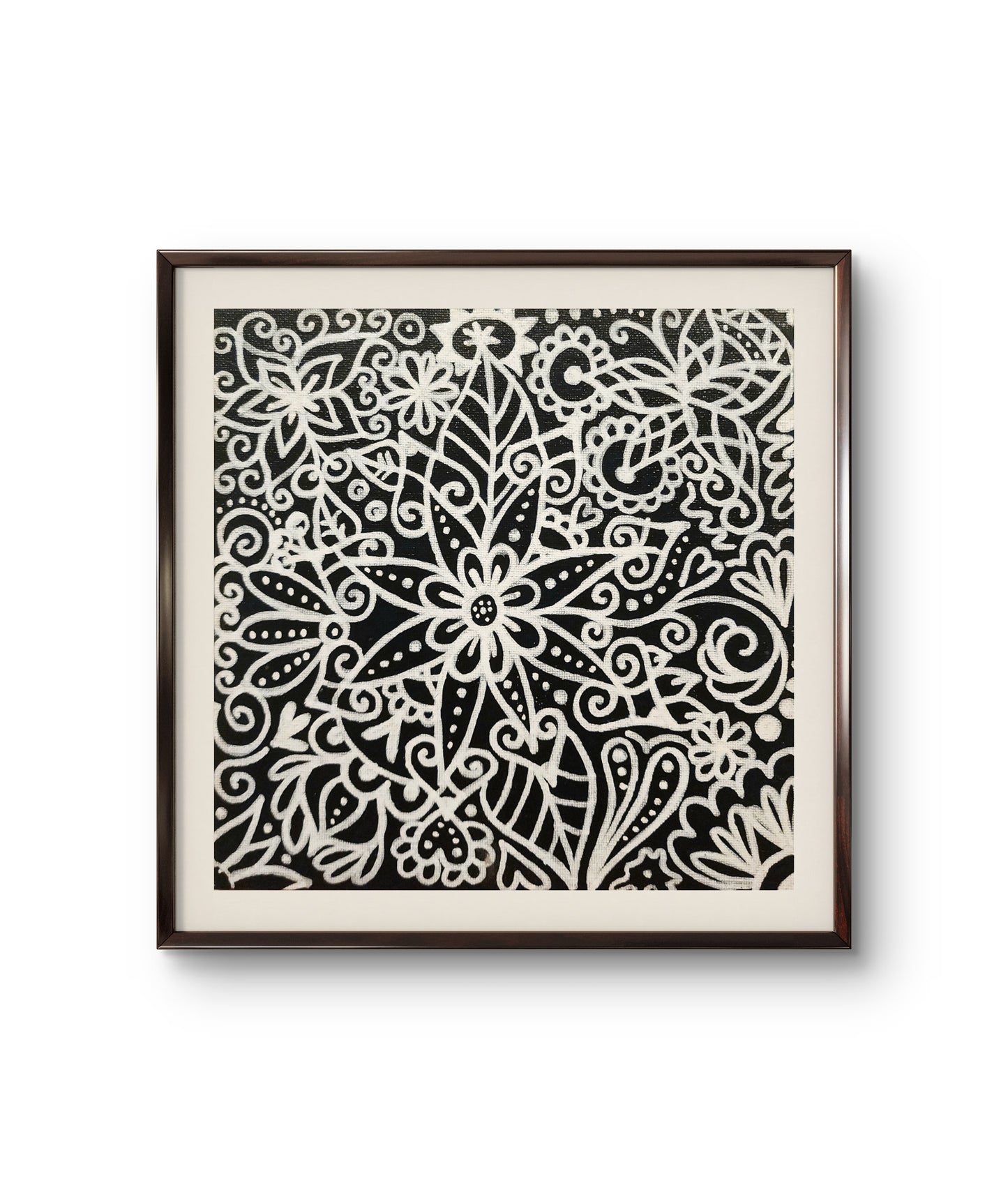 "White Floral" #1 Original Painting